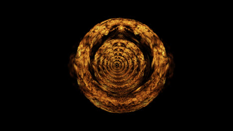 Partikelexplosion,-Rotierender-Feuerring,-Kreis,-Portal,-Flamme,-Leuchtender-Effekt